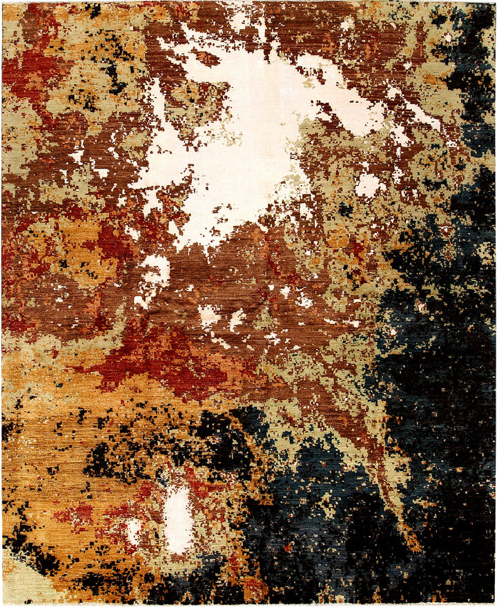 Multi Colored Abstract 8' 1 x 10' - No. 68066 - ALRUG Rug Store