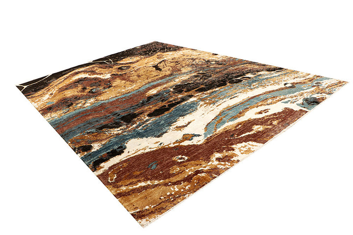 Multi Colored Abstract 8' 11 x 12' - No. 68068 - ALRUG Rug Store