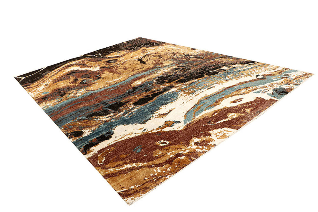 Multi Colored Abstract 8'  11" x 12' " - No. QA89816