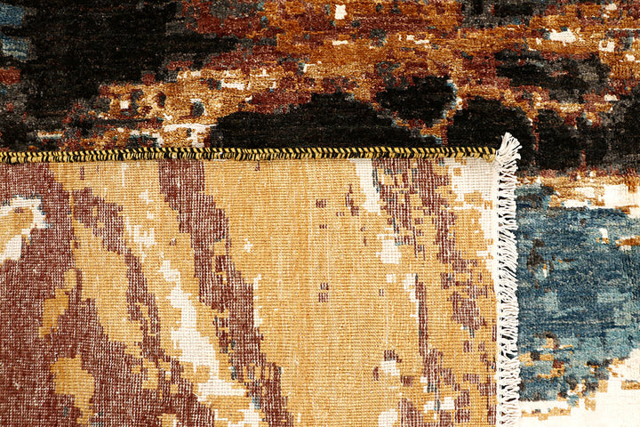 Multi Colored Abstract 8' 11 x 12' - No. 68068 - ALRUG Rug Store