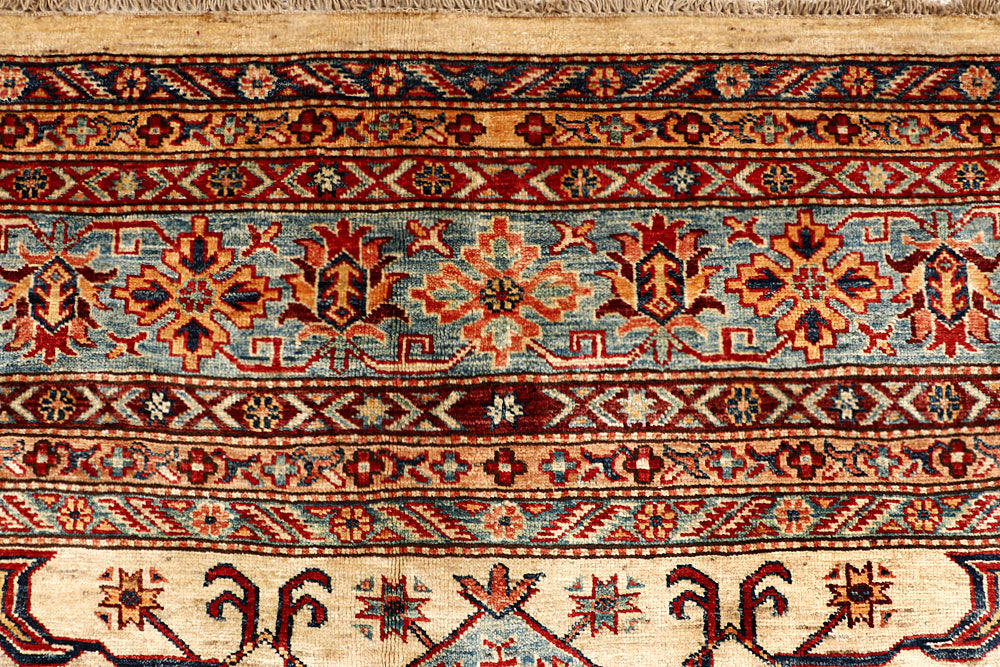 Bisque Kazak 9' x 12' 1 - No. 68069 - ALRUG Rug Store