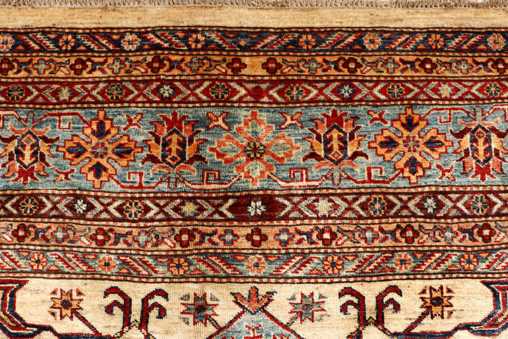 Bisque Kazak 9' x 12' 1 - No. 68069 - ALRUG Rug Store