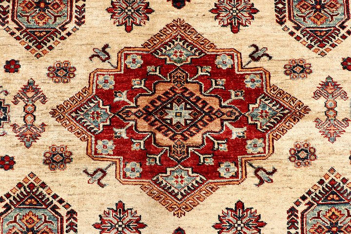 Bisque Kazak 9' x 12' 1 - No. 68069 - ALRUG Rug Store