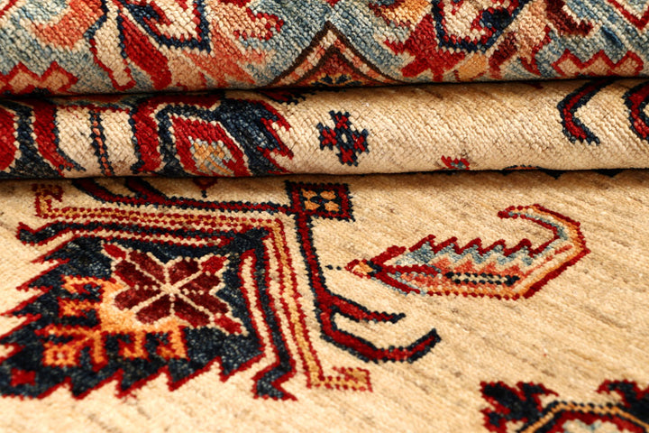 Bisque Kazak 9' x 12' 1 - No. 68069 - ALRUG Rug Store