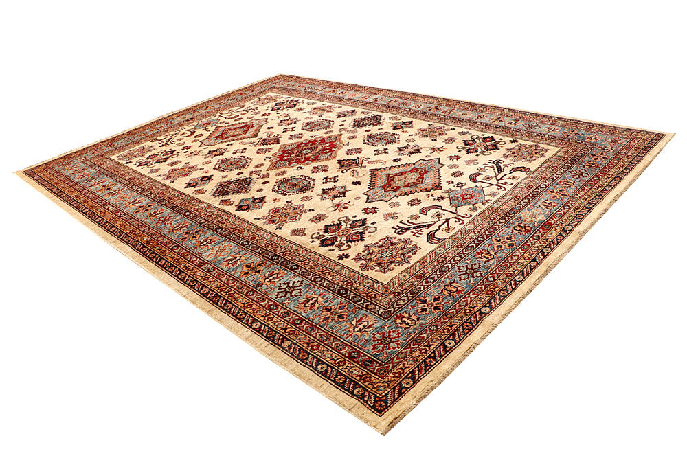 Bisque Kazak 9' x 12' 1 - No. 68069 - ALRUG Rug Store