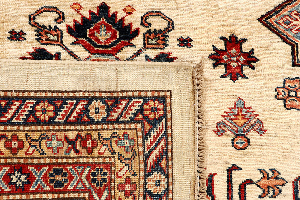 Bisque Kazak 9' x 12' 1 - No. 68069 - ALRUG Rug Store