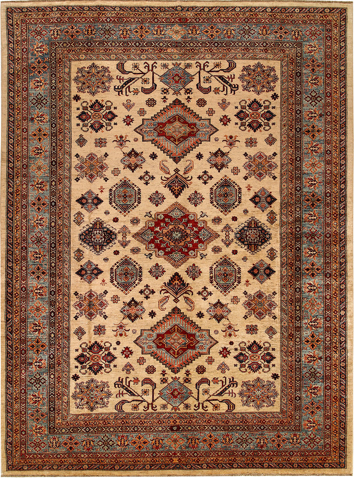 Bisque Kazak 9' x 12' 1 - No. 68069 - ALRUG Rug Store