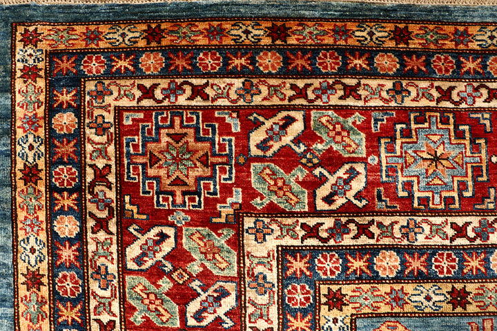 Light Slate Grey Kazak 8' 9 x 12' - No. 68070 - ALRUG Rug Store