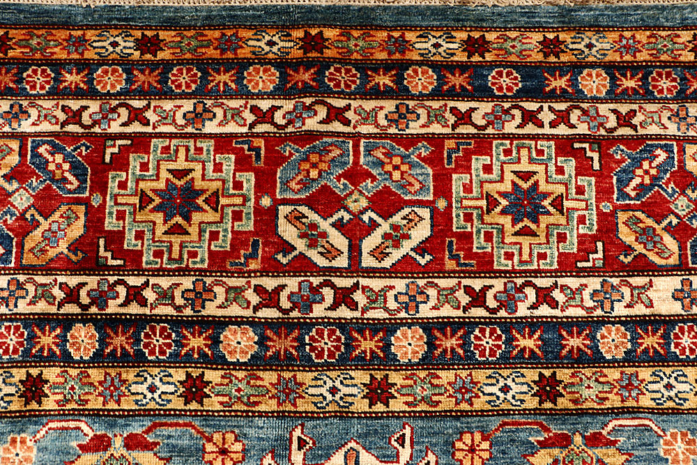 Light Slate Grey Kazak 8' 9 x 12' - No. 68070 - ALRUG Rug Store