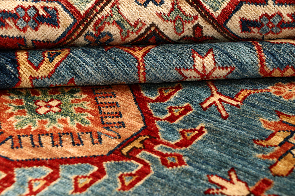 Light Slate Grey Kazak 8' 9 x 12' - No. 68070 - ALRUG Rug Store