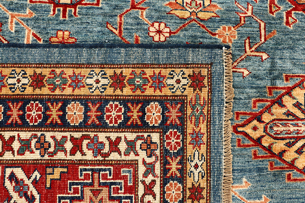 Light Slate Grey Kazak 8' 9 x 12' - No. 68070 - ALRUG Rug Store