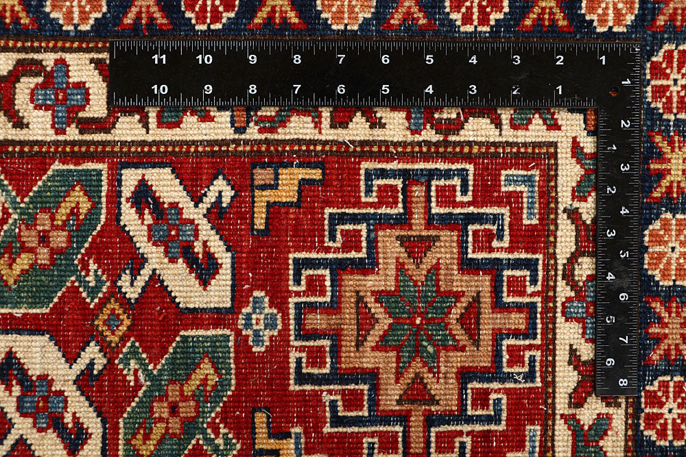 Light Slate Grey Kazak 8' 9 x 12' - No. 68070 - ALRUG Rug Store