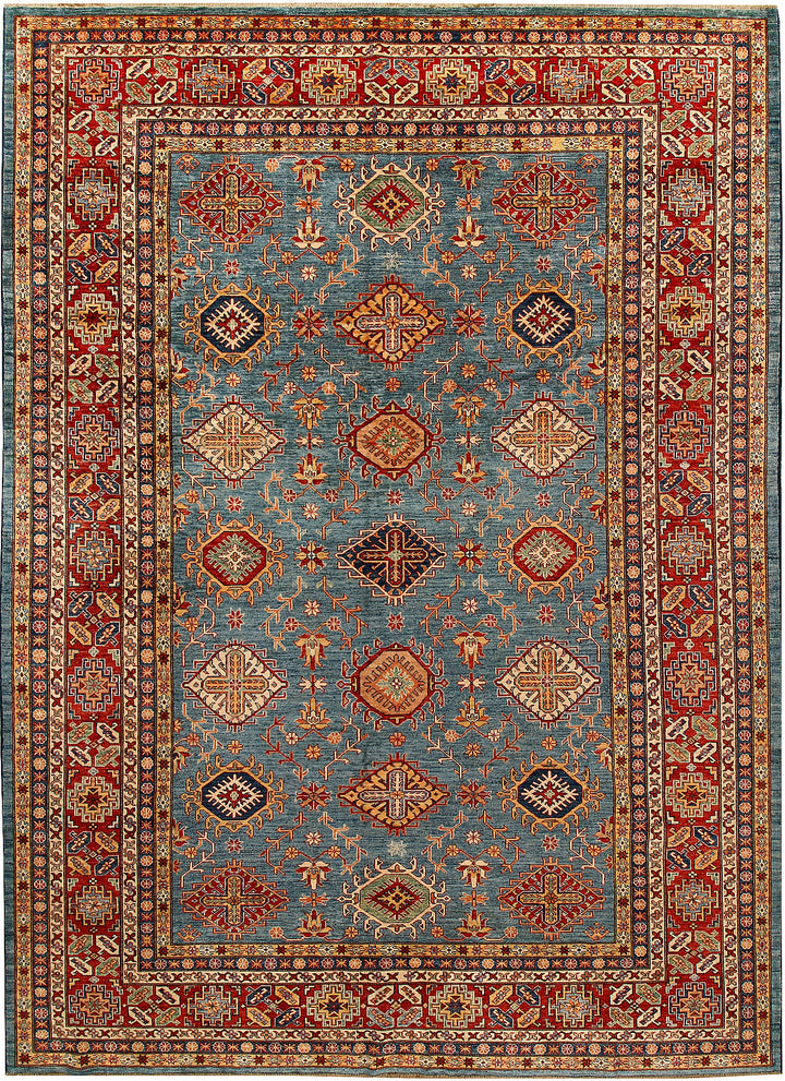 Light Slate Grey Kazak 8' 9 x 12' - No. 68070 - ALRUG Rug Store