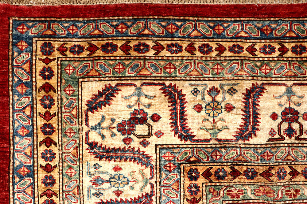 Firebrick Kazak 8' 11 x 12' 3 - No. 68071 - ALRUG Rug Store