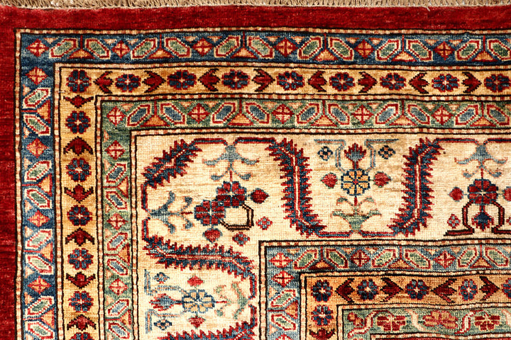 Firebrick Kazak 8' 11 x 12' 3 - No. 68071 - ALRUG Rug Store