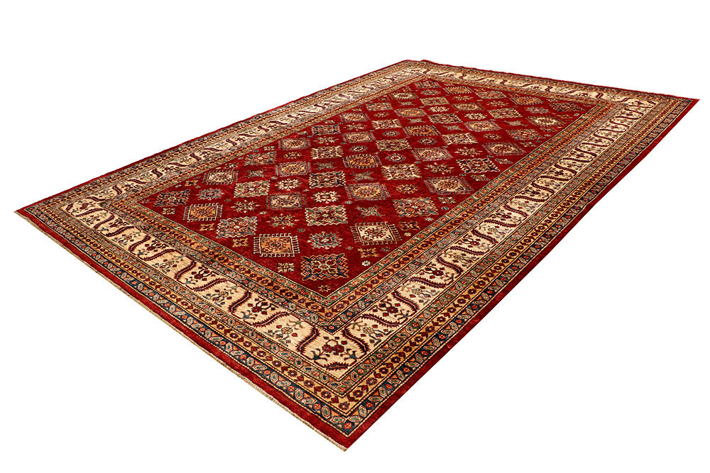 Firebrick Kazak 8' 11 x 12' 3 - No. 68071 - ALRUG Rug Store