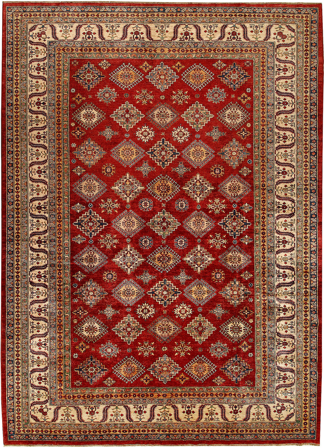 Firebrick Kazak 8' 11 x 12' 3 - No. 68071 - ALRUG Rug Store
