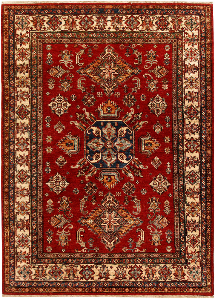 Firebrick Kazak 5'  x" 6'  11" - No. QA15984