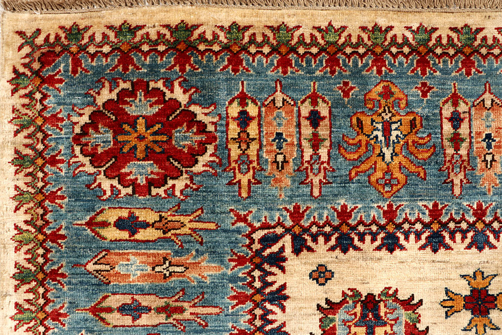 Bisque Kazak 5' 8 x 7' 11 - No. 68073 - ALRUG Rug Store