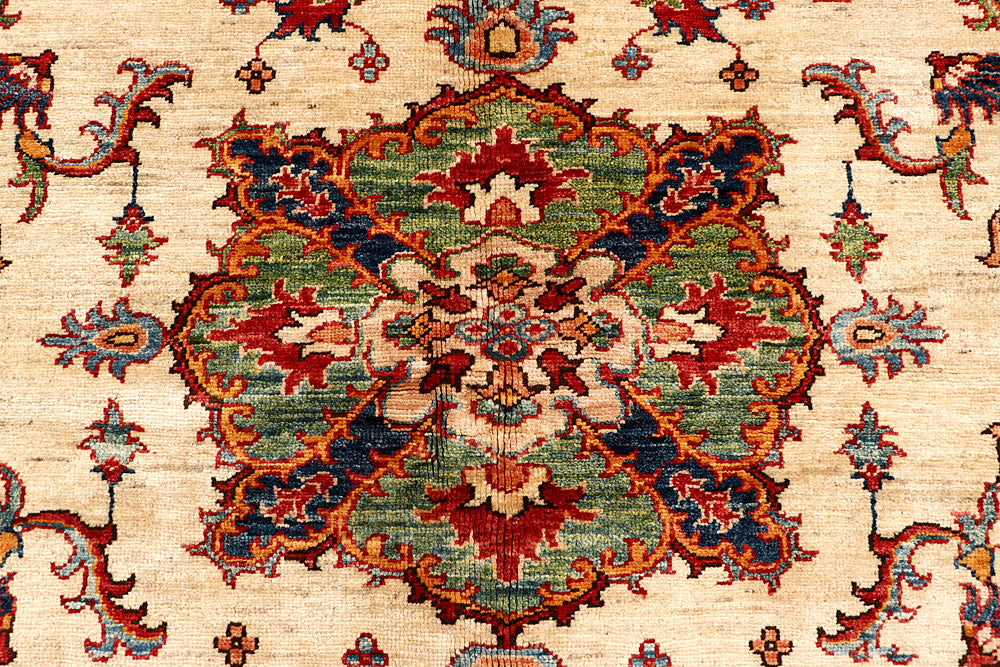 Bisque Kazak 5' 8 x 7' 11 - No. 68073 - ALRUG Rug Store