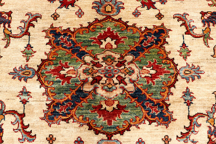 Bisque Kazak 5' 8 x 7' 11 - No. 68073 - ALRUG Rug Store