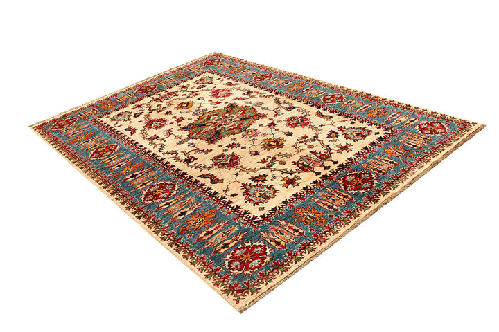 Bisque Kazak 5' 8 x 7' 11 - No. 68073 - ALRUG Rug Store