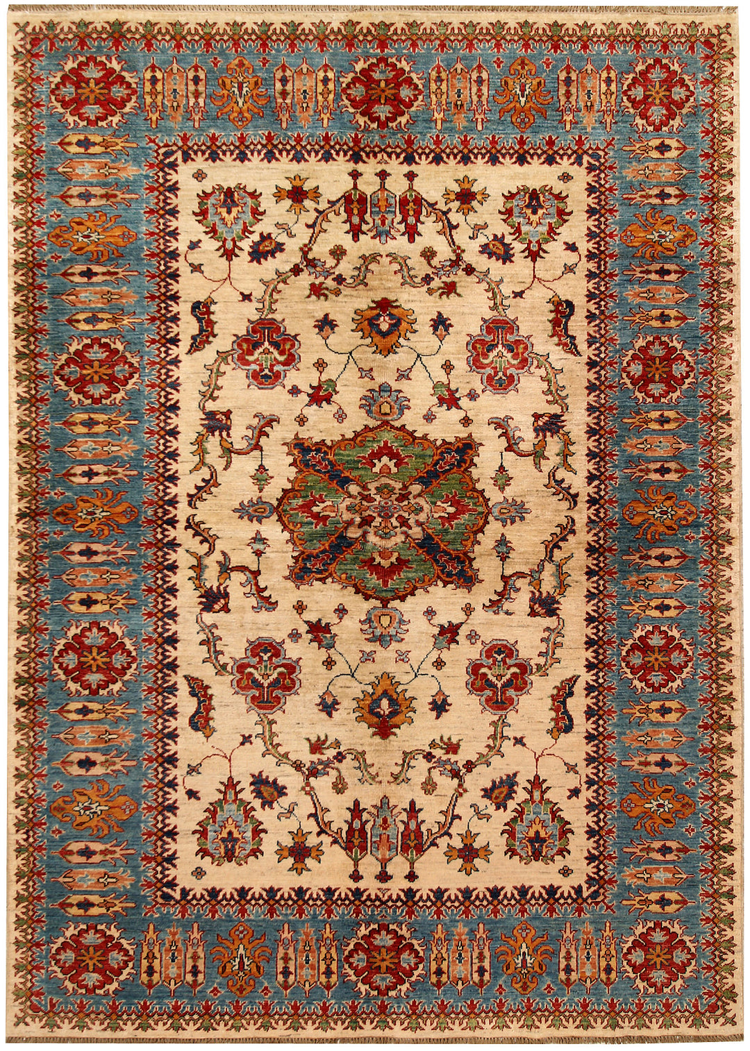 Bisque Kazak 5' 8 x 7' 11 - No. 68073 - ALRUG Rug Store