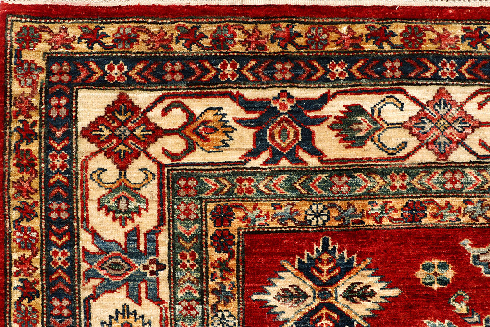 Firebrick Kazak 5' 8 x 8' 6 - No. 68074 - ALRUG Rug Store