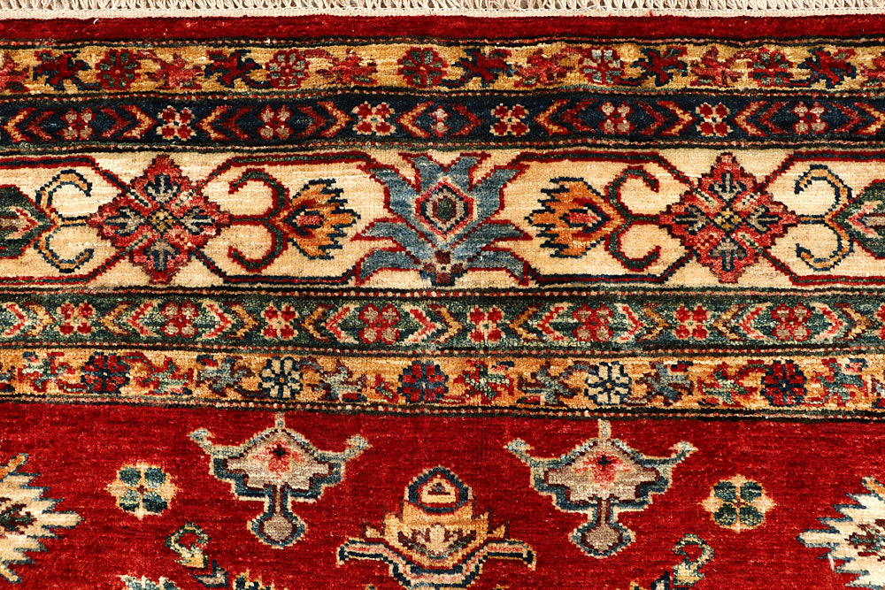 Firebrick Kazak 5' 8 x 8' 6 - No. 68074 - ALRUG Rug Store