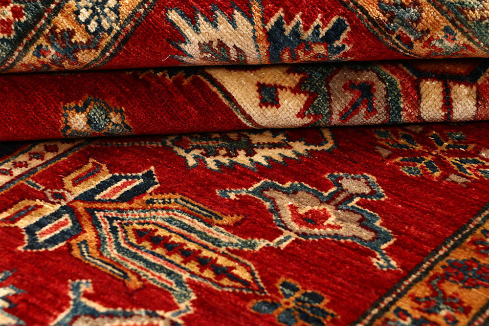 Firebrick Kazak 5' 8 x 8' 6 - No. 68074 - ALRUG Rug Store