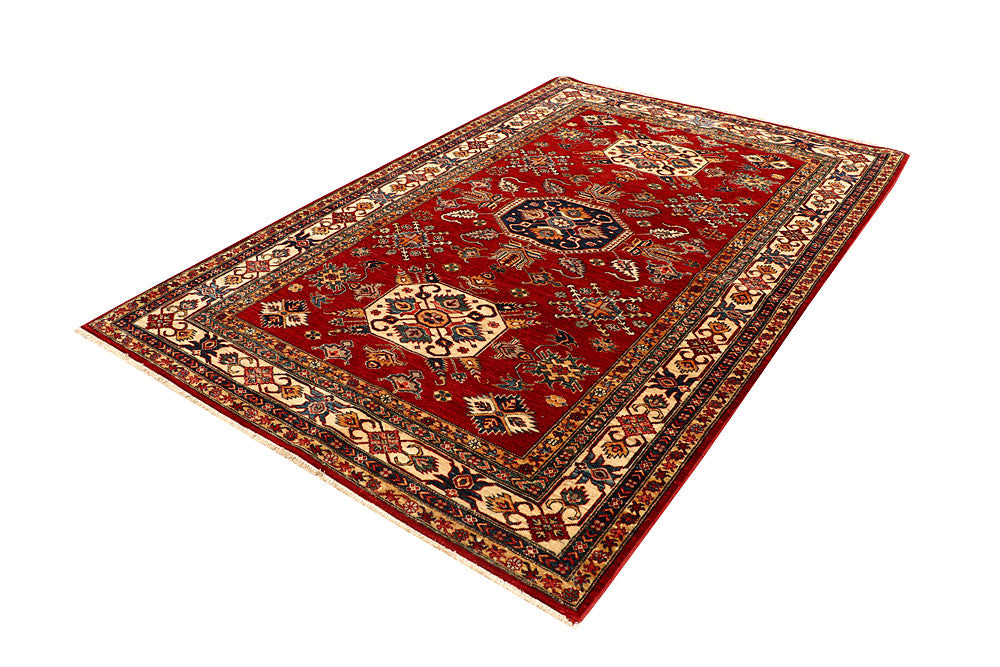 Firebrick Kazak 5' 8 x 8' 6 - No. 68074 - ALRUG Rug Store
