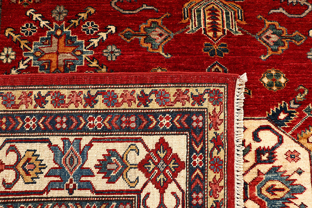Firebrick Kazak 5' 8 x 8' 6 - No. 68074 - ALRUG Rug Store