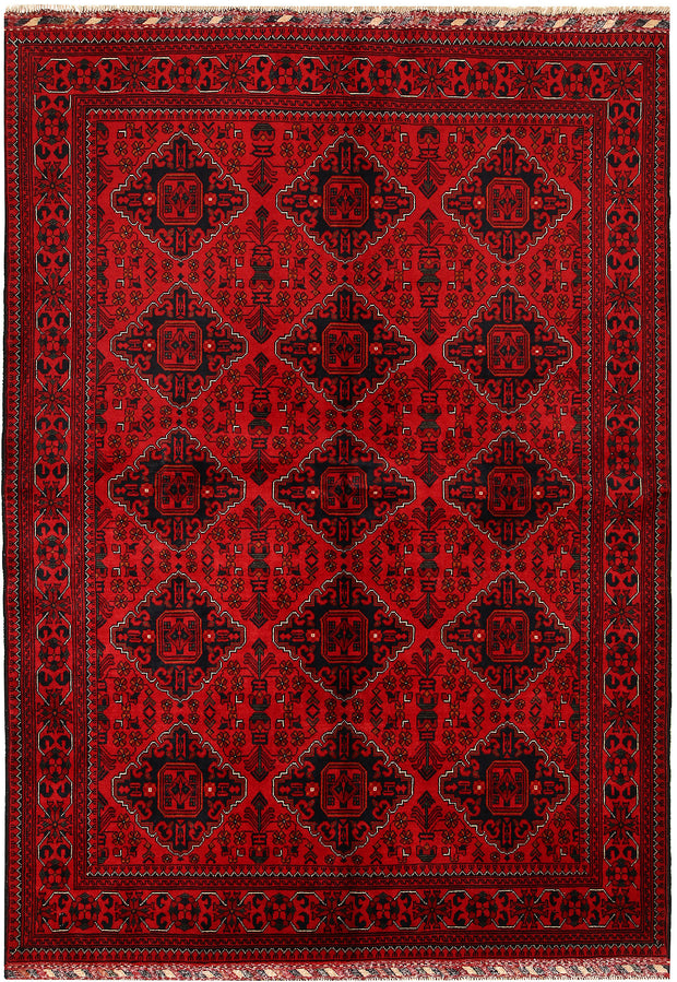 Dark Red Khal Mohammadi 5'  6" x 7'  10" - No. QA66826