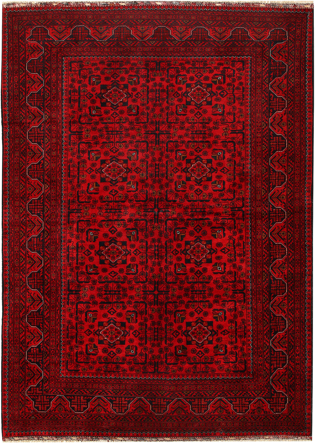 Dark Red Khal Mohammadi 5' 6 x 7' 8 - No. 68080 - ALRUG Rug Store