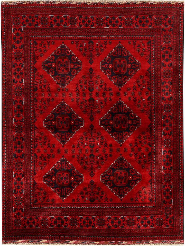 Dark Red Khal Mohammadi 4' 10 x 6' 4 - No. 68081 - ALRUG Rug Store