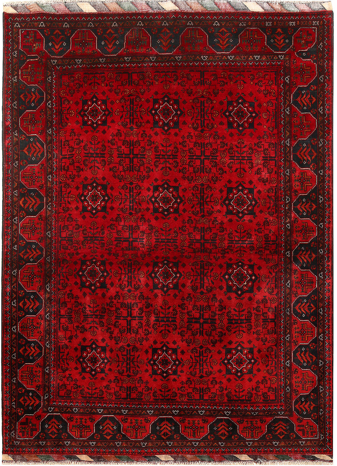Dark Red Khal Mohammadi 4' 11 x 6' 5 - No. 68084 - ALRUG Rug Store