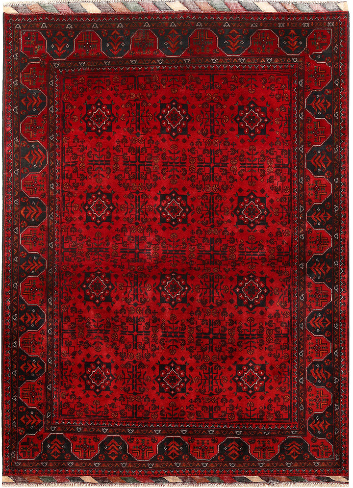 Dark Red Khal Mohammadi 4' 11 x 6' 5 - No. 68084 - ALRUG Rug Store
