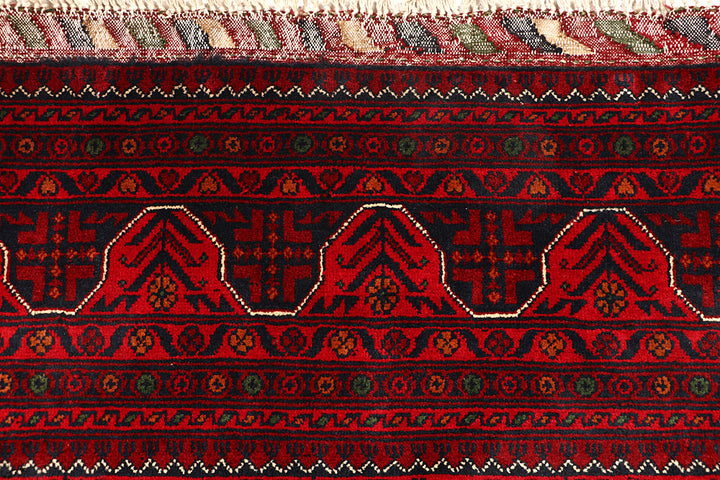 Dark Red Khal Mohammadi 4' 8 x 6' 5 - No. 68086 - ALRUG Rug Store
