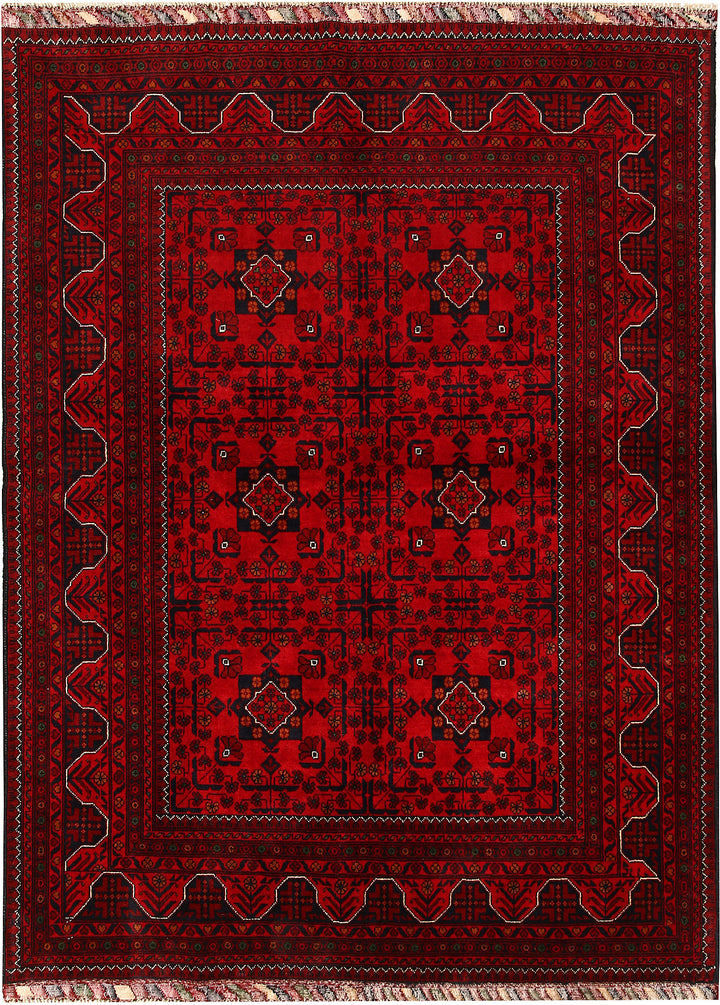 Dark Red Khal Mohammadi 4' 8 x 6' 5 - No. 68086 - ALRUG Rug Store