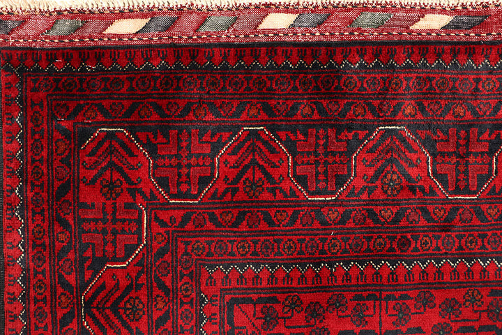 Dark Red Khal Mohammadi 4' 9 x 6' 7 - No. 68087 - ALRUG Rug Store