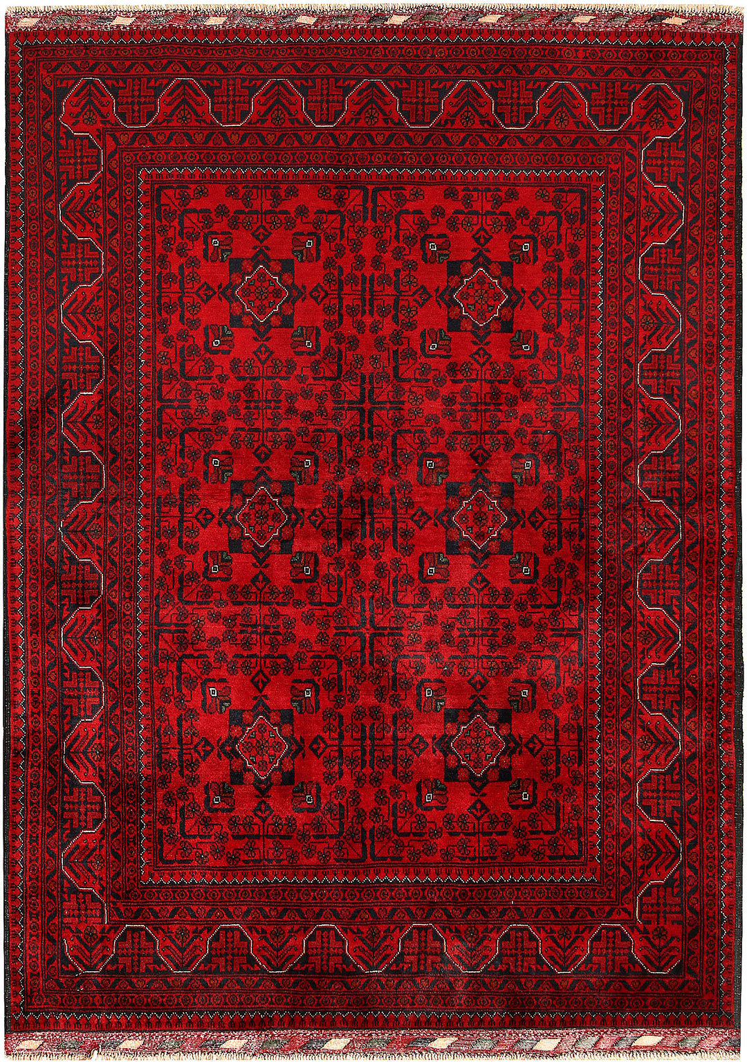 Dark Red Khal Mohammadi 4' 9 x 6' 7 - No. 68087 - ALRUG Rug Store
