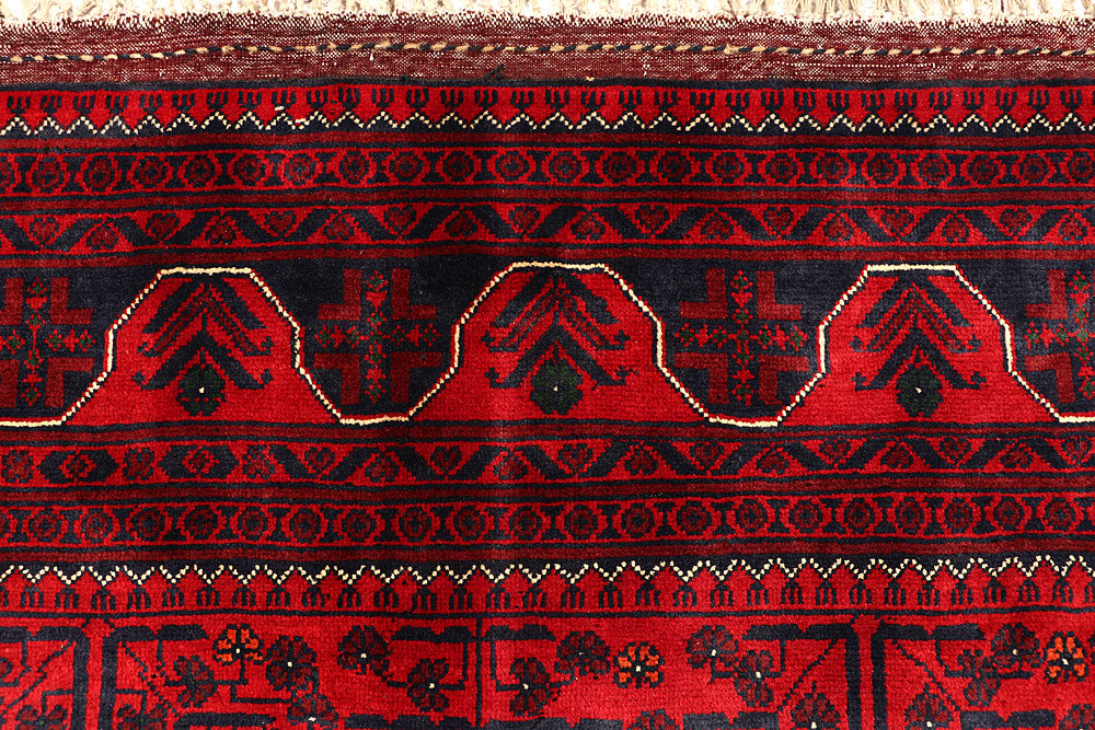 Dark Red Khal Mohammadi 6' 4 x 9' 4 - No. 68089 - ALRUG Rug Store