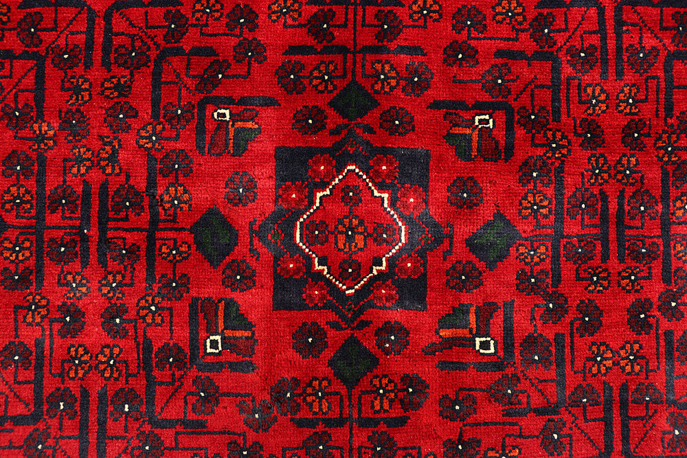 Dark Red Khal Mohammadi 6' 4 x 9' 4 - No. 68089 - ALRUG Rug Store