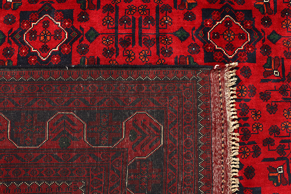 Dark Red Khal Mohammadi 6' 4 x 9' 4 - No. 68089 - ALRUG Rug Store