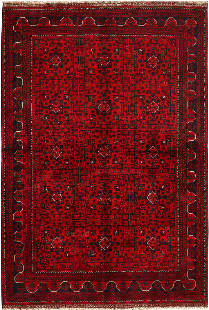 Dark Red Khal Mohammadi 6' 4 x 9' 4 - No. 68089 - ALRUG Rug Store