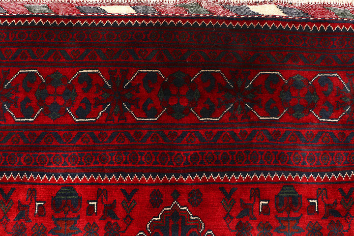 Dark Red Khal Mohammadi 6' 4 x 9' 6 - No. 68090 - ALRUG Rug Store