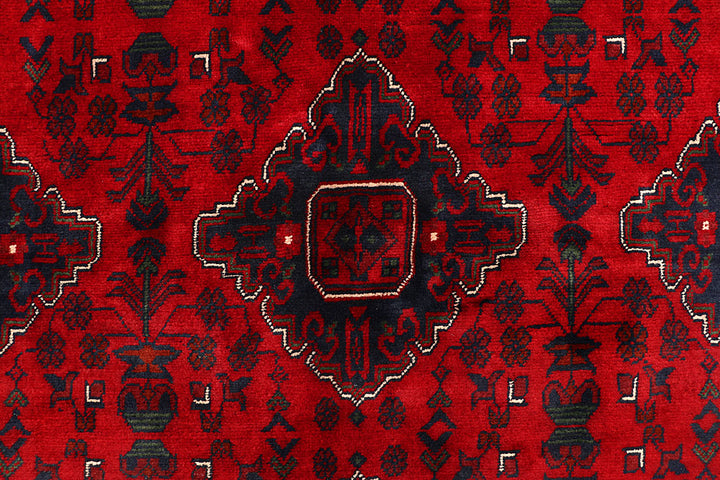 Dark Red Khal Mohammadi 6' 4 x 9' 6 - No. 68090 - ALRUG Rug Store