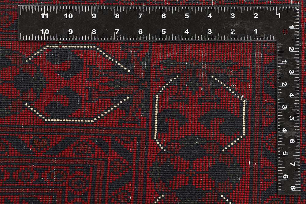 Dark Red Khal Mohammadi 6' 4 x 9' 6 - No. 68090 - ALRUG Rug Store