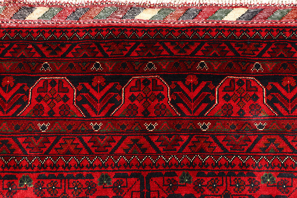 Dark Red Khal Mohammadi 6' 4 x 9' 11 - No. 68092 - ALRUG Rug Store