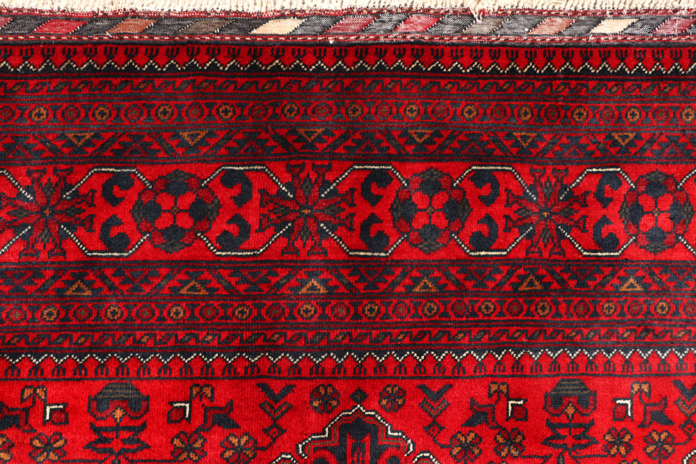 Dark Red Khal Mohammadi 6' 7 x 9' 6 - No. 68093 - ALRUG Rug Store